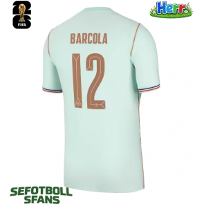 Frankrike Bradley Barcola #12 Bortatröja VM 2026 Kortärmad
